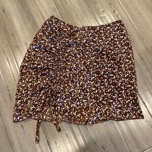 Shein Ruched Mini Skirt